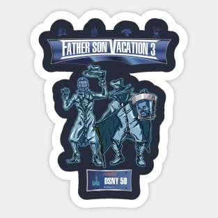 Wrestlemania hitchhiking ghosts Sticker